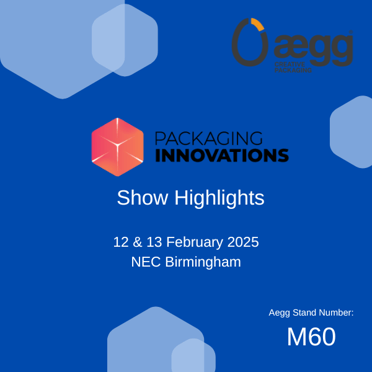 Aegg highlights from Packaging Innovations 2025