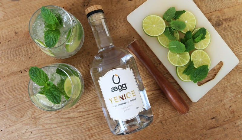Yenice Spirit bottle from Aegg Creative Packaging spirit bottle range